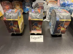 Pokemon Hidden Fates GX Tins Art Set of 3 Full Sealed Charizard Raichu Gyarados - Image 2