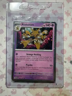 Pokemon TCG Alakazam Cosmos Holo Promo Twilight Masquerade 082/167 [Sealed] - Image 1