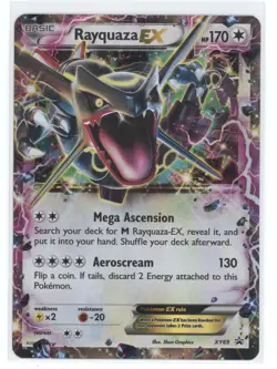 2015 Pokemon XY Black Star Promos Rayquaza EX #XY69 - Image 1