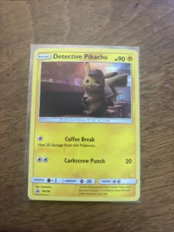 Detective Pikachu SM190 Sm Holo Pokemon Pro Sun And Moon - Image 1