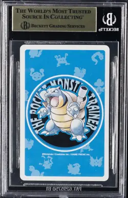 1996 POCKET MONSTER BLUE POKER SET #86 SEEL BGS 9.5 - Image 2