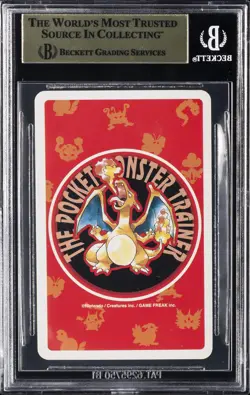 1996 POCKET MONSTER RED POKER SET #72 TENTACOOL BGS 9.5 - Image 2