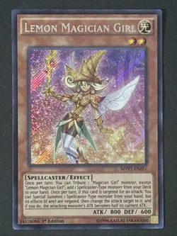 Lemon Magician Girl MVP1-ENS51 1st Edition Secret Rare LP - Image 1