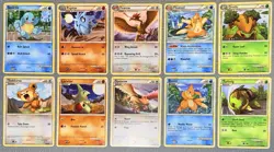 Pokemon HGSS Unleashed Regular Vintage Card Lot x10 NM 💎 (2 RARES) - Image 1