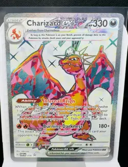 Pokemon TCG Charizard ex Tera Holo Promo Card – SVP EN 056 – Scarlet & Violet - Image 1