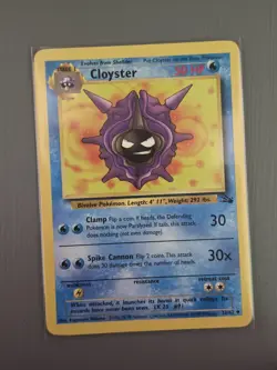 Pokemon TCG Cloyster Fossil Card 32/62 Regular LP - Image 1