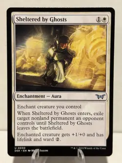 Sheltered by Ghosts 30 U Duskmourn: House of Horror NM MTG - Image 1