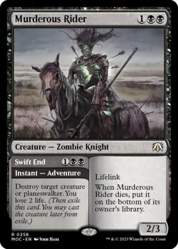 Murderous Rider 0258 - REGULAR - NM - March of the Machine MTG - Image 1