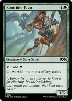 Rootrider Faun 0182 (Regular) MTG Wilds of Eldraine - NM - Image 1