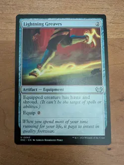 Lightning Greaves Commander: Duskmourn: House of Horror Regular - Image 1