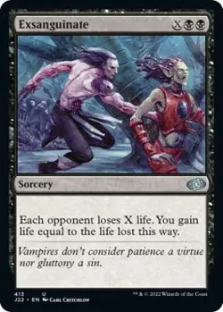 Normal - Exsanguinate - 413 - Jumpstart 2022 - NM - Image 1