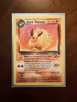 POKEMON TCG TEAM ROCKET - DARK FLAREON 35/82 JOLTEON 38/82 VAPOREON 45/82. NM - Image 2