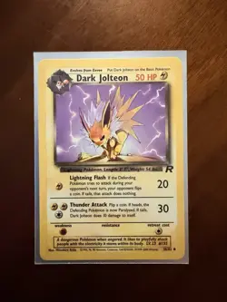 POKEMON TCG TEAM ROCKET - DARK FLAREON 35/82 JOLTEON 38/82 VAPOREON 45/82. NM - Image 3