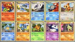 Pokemon HGSS Unleashed Regular Vintage Card Lot x10 NM 💎 (2 RARES) - Image 1