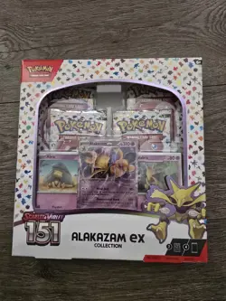 Pokemon TCG: Scarlet & Violet 151 Alakazam ex Collection Box Factory Sealed - Image 1