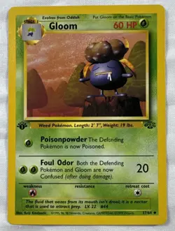 Pokemon TCG Gloom 37/64 Jungle 1st Edition NM WotC - Image 1