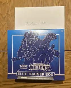 Pokemon TCG Sword & Shield: Battle Styles Elite Trainer Box - BLUE ETB - Image 1