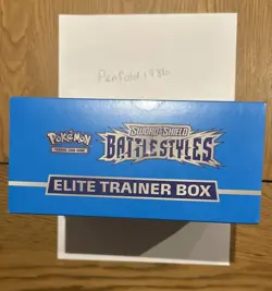 Pokemon TCG Sword & Shield: Battle Styles Elite Trainer Box - BLUE ETB - Image 2