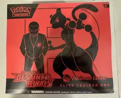 Pokemon Destined Rivals Pokemon Center Exclusive ETB Elite Trainer Box Sealed - Image 3