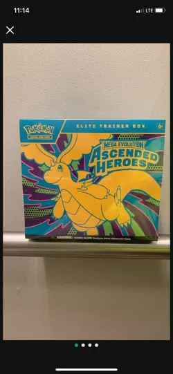 Pokemon TCG - Ascended Heroes Pokemon Center ETB Elite Trainer Box - IN HAND - Image 1