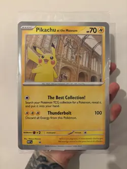 Pokemon TCG Pikachu At The Museum Oversize Promo | Natural History Museum - Image 1