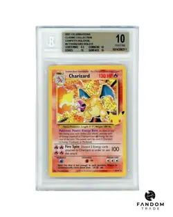BGS 10 PRISTINE Charizard Holo Celebrations Classic Collection 4/102 Pokemon - Image 1