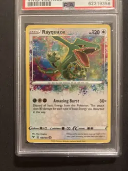 Pokemon Rayquaza Vivid Voltage Amazing Rare #138 PSA 10 Gem Mint - Image 3