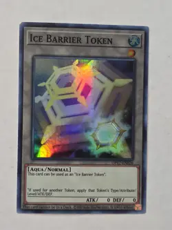 Ice Barrier Token Foil OP17-EN026 Super Rare Unlimited Edition - Image 1