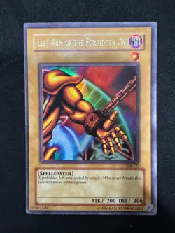 Yu-Gi-Oh! Exodia Left Arm of the Forbidden One LOB-123 Unlimited Ultra Rare - Image 1