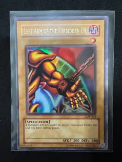 Yu-Gi-Oh! Exodia Left Arm of the Forbidden One LOB-123 Unlimited Ultra Rare - Image 3