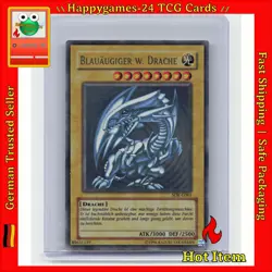 Blauaugiger w. Drache - Ultra Rare - YuGiOh! Karte TCG SDK-G001 /M89 - Image 1