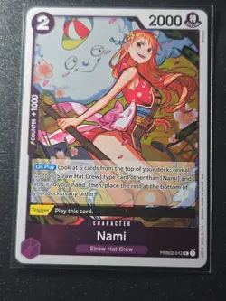 One Piece TCG PRB02-012 Nami R - Pack Fresh - Image 1