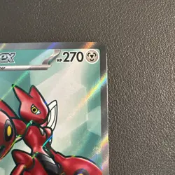 Scizor ex 195/162 Temporal Forces (TEF) NM Full Art Pokemon Card - Image 4
