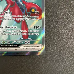 Scizor ex 195/162 Temporal Forces (TEF) NM Full Art Pokemon Card - Image 5