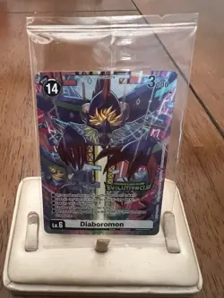 Digimon TCG Card Diaboromon Token Evolution Cup Event Holo Foil Set of 11 - Image 1