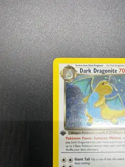 1st Edition Dark Dragonite 5/82 Team Rocket Set Holo Rare 2000 Pokemon Card NM - Image 3
