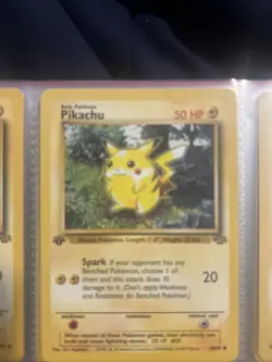 Pikachu Jungle Regular Card 60/64 First Edition Pokemon Card - Image 1