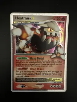 Heatran LV.X DP31 Promo Pokemon Card Near Mint Minus NM- - Image 1