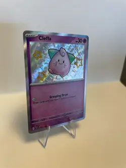 Cleffa 150/091 Paldean Fates Shiny Holo Rare Card Near Mint Condition - Image 2