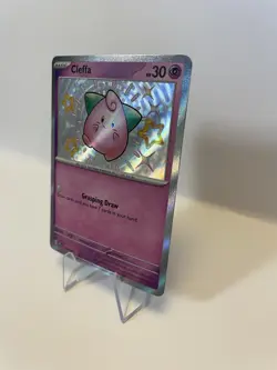 Cleffa 150/091 Paldean Fates Shiny Holo Rare Card Near Mint Condition - Image 3