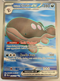 Pokemon card - Paldean Clodsire ex #244 - Paldea Evolved 2023 - Full Art Holo - Image 1