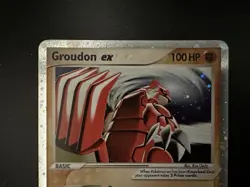Groudon EX 038 Promo Pokemon Card Near Mint Minus NM- - Image 2