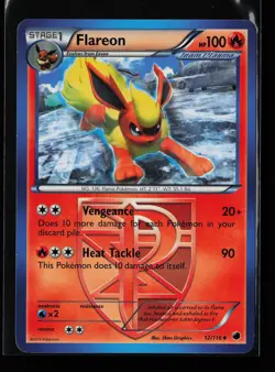 Flareon (Team Plasma) 12/116 Uncommon Non Holo Plasma Freeze Pokemon Card - Image 1