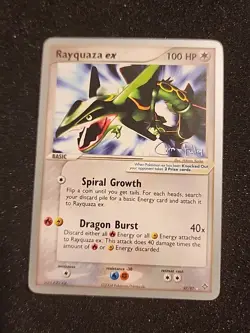 Rayquaza Ex - Pokemon 2004 World Championship! 94/94 Card Vintage Rare - Image 1