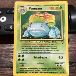 Venusaur 18/130 Base Set 2 2000 Holo Rare Vintage WOTC Pokemon Card - Image 1