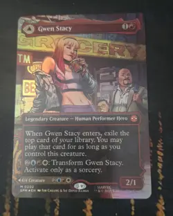 Gwen Stacy (0202) (Borderless) Marvel's Spider-Man Foil - Image 1
