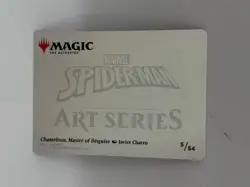 Chameleon, Master of Disguise MTG Marvel's Spider-Man Art Card #5/54 Gold Stamp - Image 2