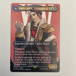 MTG Final Fantasy English Emet-Selch, Unsundered Borderless Excellent - Image 1