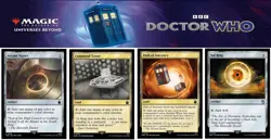 Commander Staples DOCTOR WHO x4 Lot MTG Sol Ring, Command Tower + - Image 1