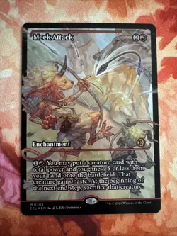 Meek Attack (0388) (Showcase) Lorwyn Eclipsed Foil - Image 1